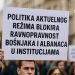 SDA Sandžaka: Politika aktuelnog režima blokira ravnopravnost Bošnjaka i Albanaca u institucijama
