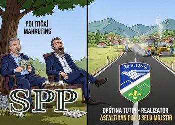 Asfaltiranje puta u selu Mojstir – rezultat rada Opštine Tutin, a ne političkog marketinga