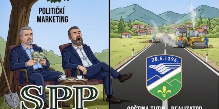 Asfaltiranje puta u selu Mojstir – rezultat rada Opštine Tutin, a ne političkog marketinga