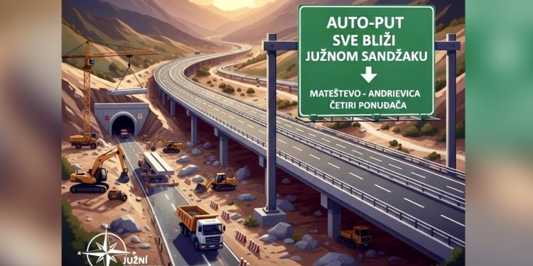 Auto-put sve bliži Južnom Sandžaku: Četiri ponuđača za izgradnju dionice Mateševo–Andrijevica