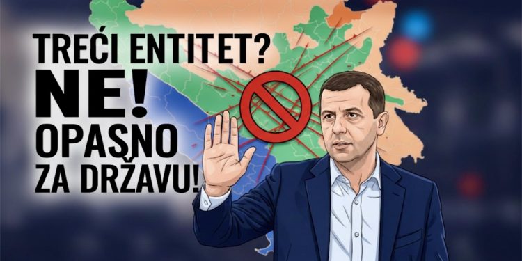 Vukanović progovorio o trećem entitetu: “Potpuno neprihvatljivo i opasno za državu”