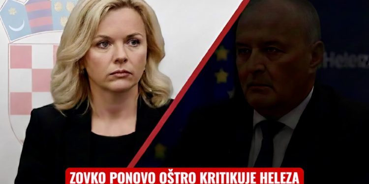 ZOVKO PONOVO OŠTRO KRITIKUJE HELEZA: “Uvrijedio je sve Hrvate, a političko Sarajevo to prešutjelo”