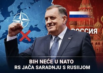 Dodik poručuje: BiH neće u NATO, RS jača saradnju s Rusijom