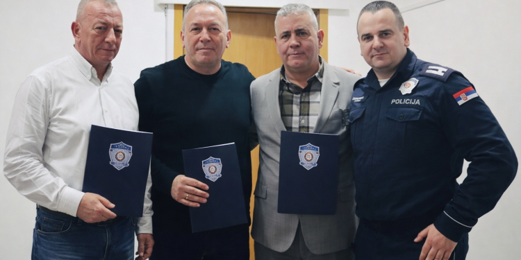 U penziju ispraćeni dugogodišnji policijski službenici iz Tutina