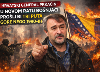 Bivši hrvatski general Prkačin: U eventualnom novom ratu Bošnjaci bi prošli znatno gore nego 1990-ih
