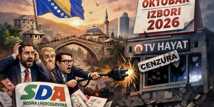 Panika pred oktobar: kako “Trojka” u Bosni i Hercegovini gasi medije dok SDA jača