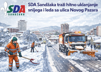 /VIDEO/ SDA Sandžaka traži hitno uklanjanje snijega i leda sa ulica Novog Pazara