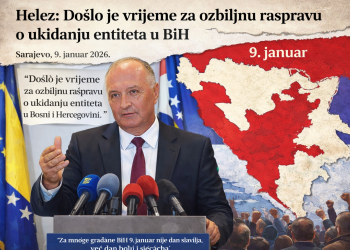 Helez: Došlo je vrijeme za ozbiljnu raspravu o ukidanju entiteta u BiH