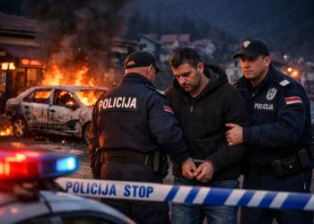 Muškarac iz Prijepolja uhapšen zbog sumnje da je zapalio automobil u Brodarevu