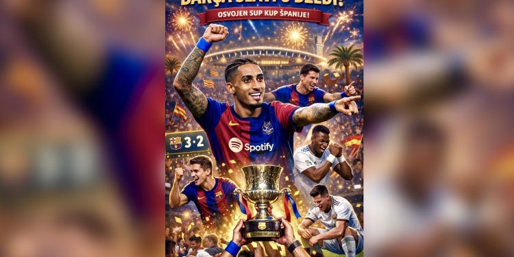 /VIDEO/ Spektakl u Džedi: Barcelona srušila Real i osvojila Superkup Španije