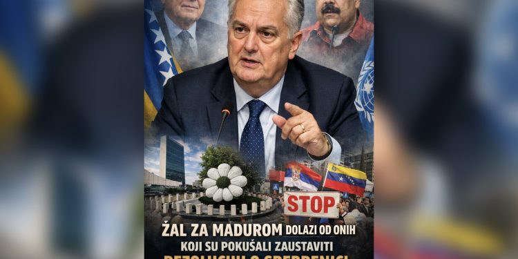 Lagumdžija: Žal za Madurom dolazi od onih koji su pokušali zaustaviti Rezoluciju o Srebrenici