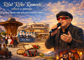 Rifat (Rifko) Ramović odlazi u penziju: Sa pjesmom ispratio radni vijek posvećen kulturi i Tutinu