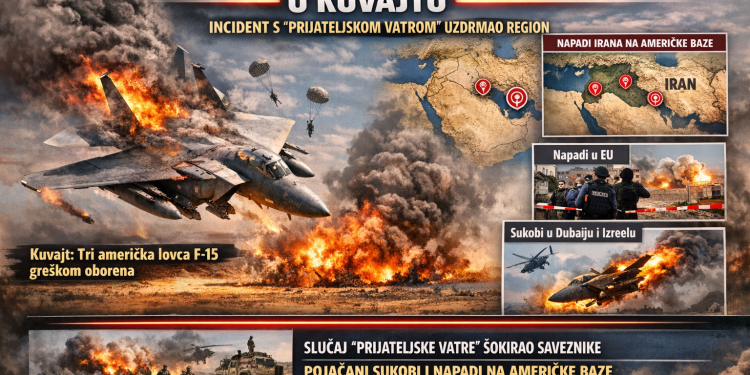 Amerika priznala rušenje tri borbena aviona u Kuvajtu: Incident s „prijateljskom vatrom“ uzdrmao region