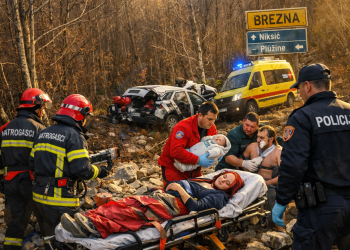Teška nesreća kod Nikšića: Ženi odstranjen bubreg, beba prebačena u Podgoricu