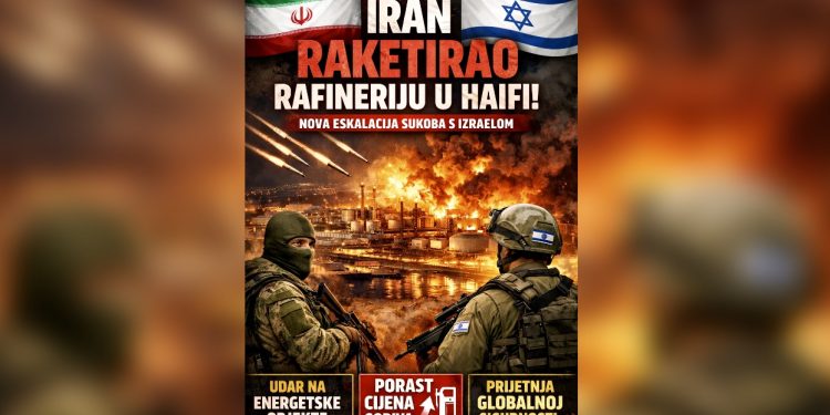 Iran tvrdi da je raketirao rafineriju u Haifi: nova eskalacija sukoba s Izraelom