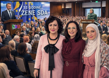 Delegacija Organizacije žena SDA Sandžaka prisustvovala obilježavanju 33 godine rada Žena SDA BiH