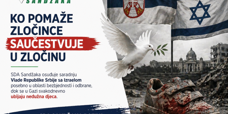 SDA Sandžaka pozvala bošnjačke stranke da napuste Vladu Srbije zbog saradnje sa Izraelom