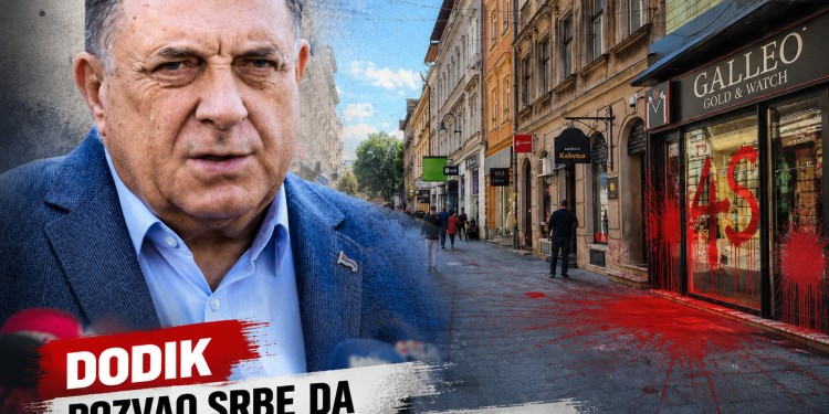 Milorad Dodik pozvao Srbe da zatvore radnje u Sarajevu nakon incidenta u Ferhadiji