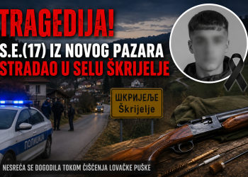 Tragedija u Škrijelju: Sedamnaestogodišnji S.E. iz Novog Pazara izgubio život tokom čišćenja lovačke puške