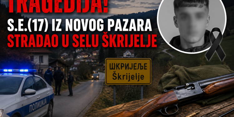 Tragedija u Škrijelju: Sedamnaestogodišnji S.E. iz Novog Pazara izgubio život tokom čišćenja lovačke puške