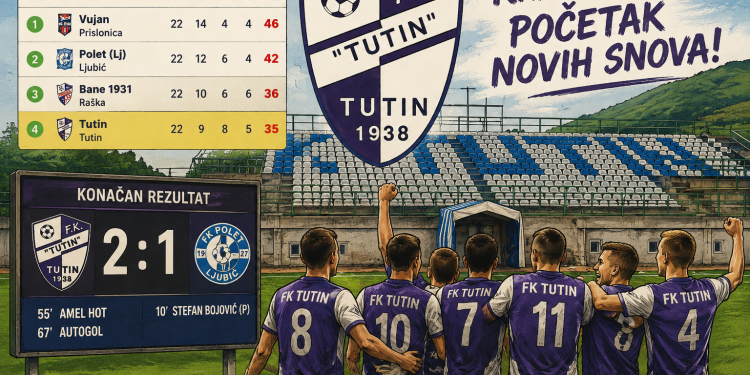 /VIDEO/ FK Tutin pobjedom zaključio sezonu – četvrto mjesto i optimizam pred nove izazove