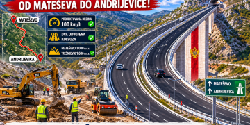 Vlada Crne Gore dala zeleno svjetlo za pripremne radove na dionici autoputa Mateševo–Andrijevica