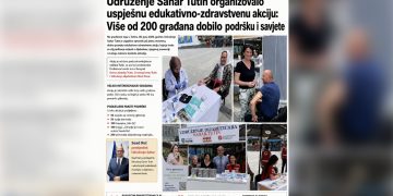 Udruženje Sahar Tutin organizovalo uspješnu edukativno-zdravstvenu akciju: Više od 200 građana dobilo podršku i savjete