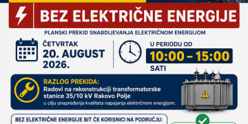 Tutin u četvrtak bez električne energije: Više naselja bez napajanja od 10 do 15 sati