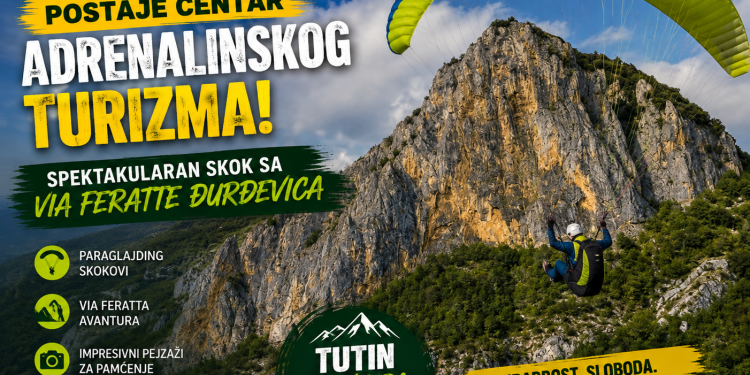 /VIDEO/ Tutin postaje centar adrenalinskog turizma: Spektakularan skok sa Via Feratte Đurđevica