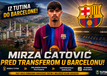 KAKAV PUT – IZ TUTINA DO BARCELONE! Mirza Ćatović pred transferom u katalonskog velikana