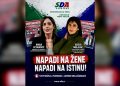 Organizacija žena SDA Sandžaka osudila medijski napad na Anisu Fetahović i Adelu Melajac