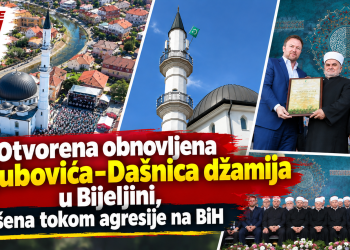 Otvorena obnovljena Preljubovića–Dašnica džamija u Bijeljini, srušena tokom agresije na BiH