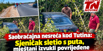 Saobraćajna nesreća kod Tutina: Sjeničak sletio s puta, mještani izvukli povrijeđene