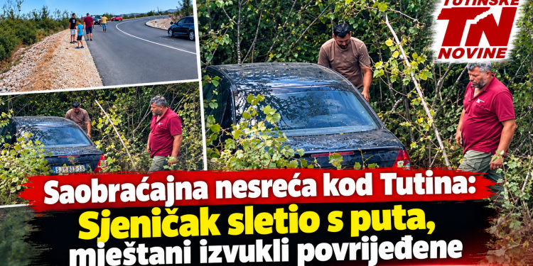 Saobraćajna nesreća kod Tutina: Sjeničak sletio s puta, mještani izvukli povrijeđene