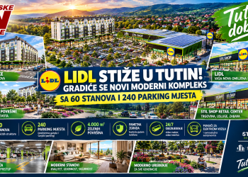 LIDL STIŽE U TUTIN: GRADIĆE SE NOVI MODERNI KOMPLEKS SA 60 STANOVA I 240 PARKING MJESTA