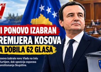Kurti ponovo izabran za premijera Kosova: Vlada dobila 62 glasa