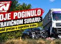 Dvoje poginulo u stravičnom sudaru: Automobil prešao u suprotnu traku