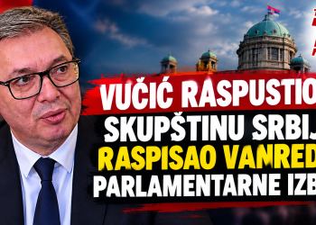 Vučić raspustio Skupštinu Srbije i raspisao vanredne parlamentarne izbore