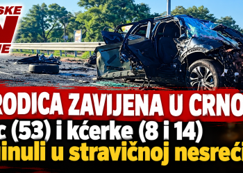 Porodica zavijena u crno: Otac (53) i dvije kćerke (8 i 14) poginuli u stravičnoj nesreći