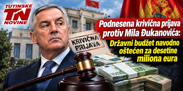 Podnesena krivična prijava protiv Mila Đukanovića: Državni budžet navodno oštećen za desetine miliona eura