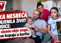 Teška nesreća promijenila život porodice Selimbašić: Rešad slomio obje noge, djeca se kupaju u koritu