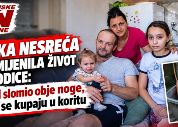 Teška nesreća promijenila život porodice Selimbašić: Rešad slomio obje noge, djeca se kupaju u koritu