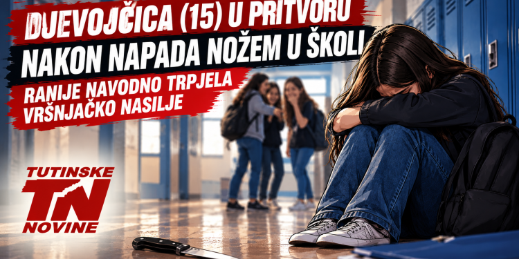 Djevojčica (15) u pritvoru nakon napada nožem u školi, ranije navodno trpjela vršnjačko nasilje