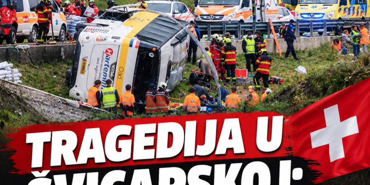TRAGEDIJA U ŠVICARSKOJ: Turistički autobus sletio s planinske ceste, ima poginulih i više povrijeđenih
