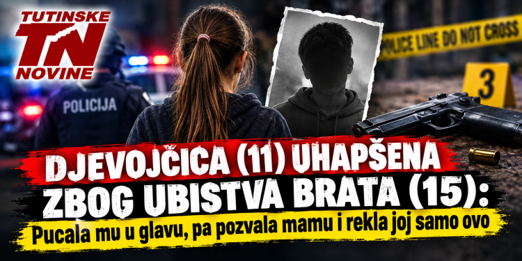 Djevojčica (11) uhapšena zbog ubistva brata (15): Pucala mu u glavu, pa pozvala mamu i rekla joj samo ovo
