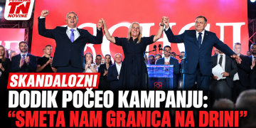 Skandalozni Dodik počeo kampanju: “Smeta nam granica na Drini”