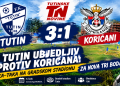 FK Tutin ubjedljiv protiv Korićana: Tika-taka na Gradskom stadionu za nova tri boda
