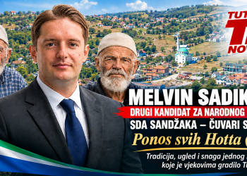 Melvin Sadiković – potomak Hus Koce Hota i drugi kandidat na listi „Čuvari Sandžaka“