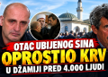 /VIDEO/ OTAC Ubijenog SINA OPROSTIO KRV: U džamiji pred 4.000 ljudi pružio ruku porodici ubice