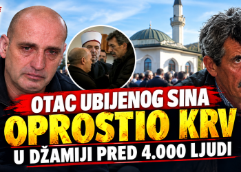 /VIDEO/ OTAC Ubijenog SINA OPROSTIO KRV: U džamiji pred 4.000 ljudi pružio ruku porodici ubice